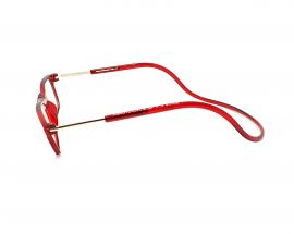 Dioptrické brýle na čtení s magnetem A015 +4,00 - červené obroučky E-batoh