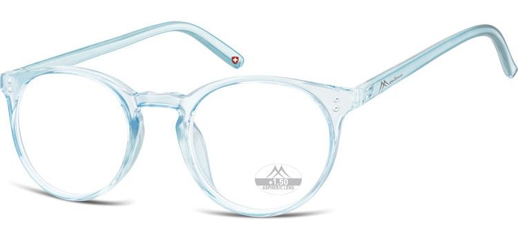 MONTANA EYEWEAR Dioptrické brýle HMR55A LIGHT BLUE/ +1,50
