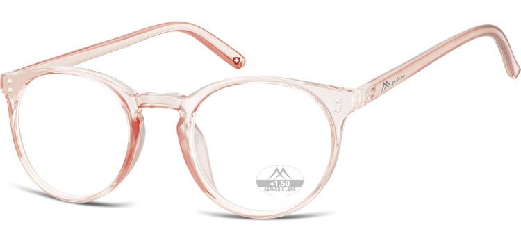 MONTANA EYEWEAR Dioptrické brýle HMR55B LIGHT PINK/ +1,50