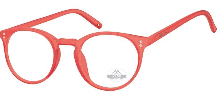 MONTANA EYEWEAR Dioptrické brýle HMR55D RED/ +1,50
