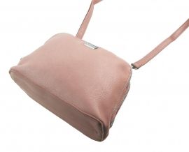 Růžová měkká crossbody dámská kabelka se dvěma oddíly 5623-TS TESSRA E-batoh