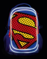BAAGL Školní batoh s pončem Superman – POP E-batoh