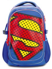 BAAGL Školní batoh s pončem Superman – POP E-batoh