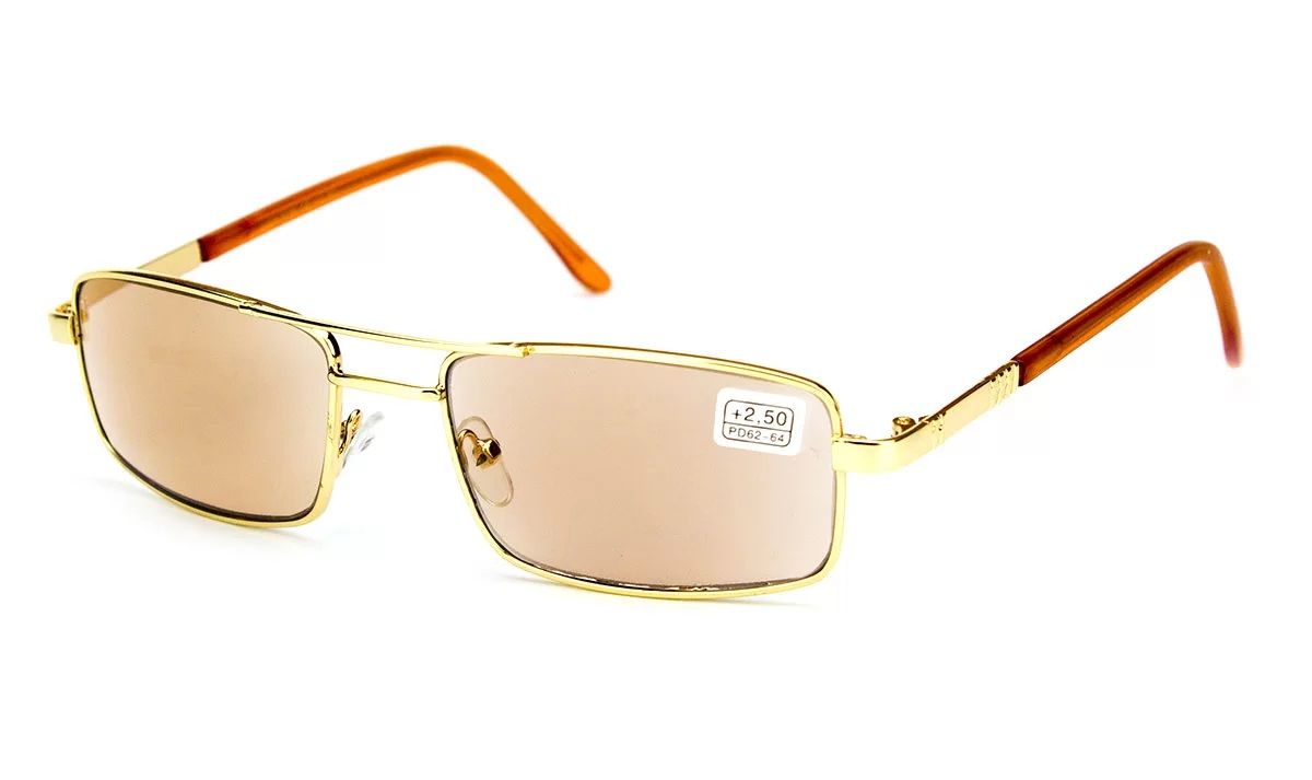 Samozabarvovací dioptrické brýle Veeton 6004 GOLD SKLO +4,00 E-batoh