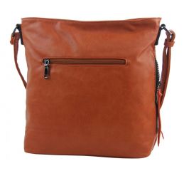 Cihlově oranžová středně velká crossbody dámská kabelka XH5046 ROSY BAG E-batoh