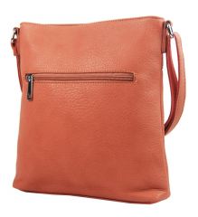 Crossbody dámská kabelka cihlově oranžová 5569-TS TESSRA E-batoh