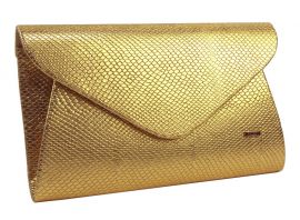 Luxusní zlaté dámské psaníčko v hadím motivu SP126 GROSSO