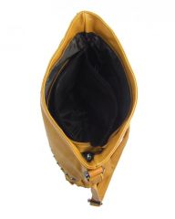 Okrově žlutá středně velká crossbody dámská kabelka XH5046 ROSY BAG E-batoh