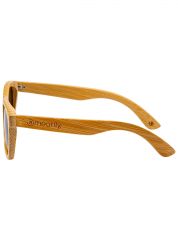 Polarizační brýle Meatfly Bamboo, Coffee Light E-batoh