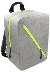 Příruční zavazadlo - batoh pro RYANAIR 40x25x20 GREY-GREEN