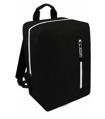 Příruční zavazadlo - batoh pro RYANAIR 40x25x20 BLACK-SILVER