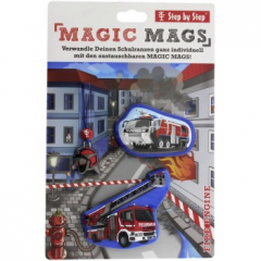 Doplňková sada obrázků MAGIC MAGS Požárníci k aktovkám GRADE, SPACE, CLOUD, 2v1 a KID E-batoh