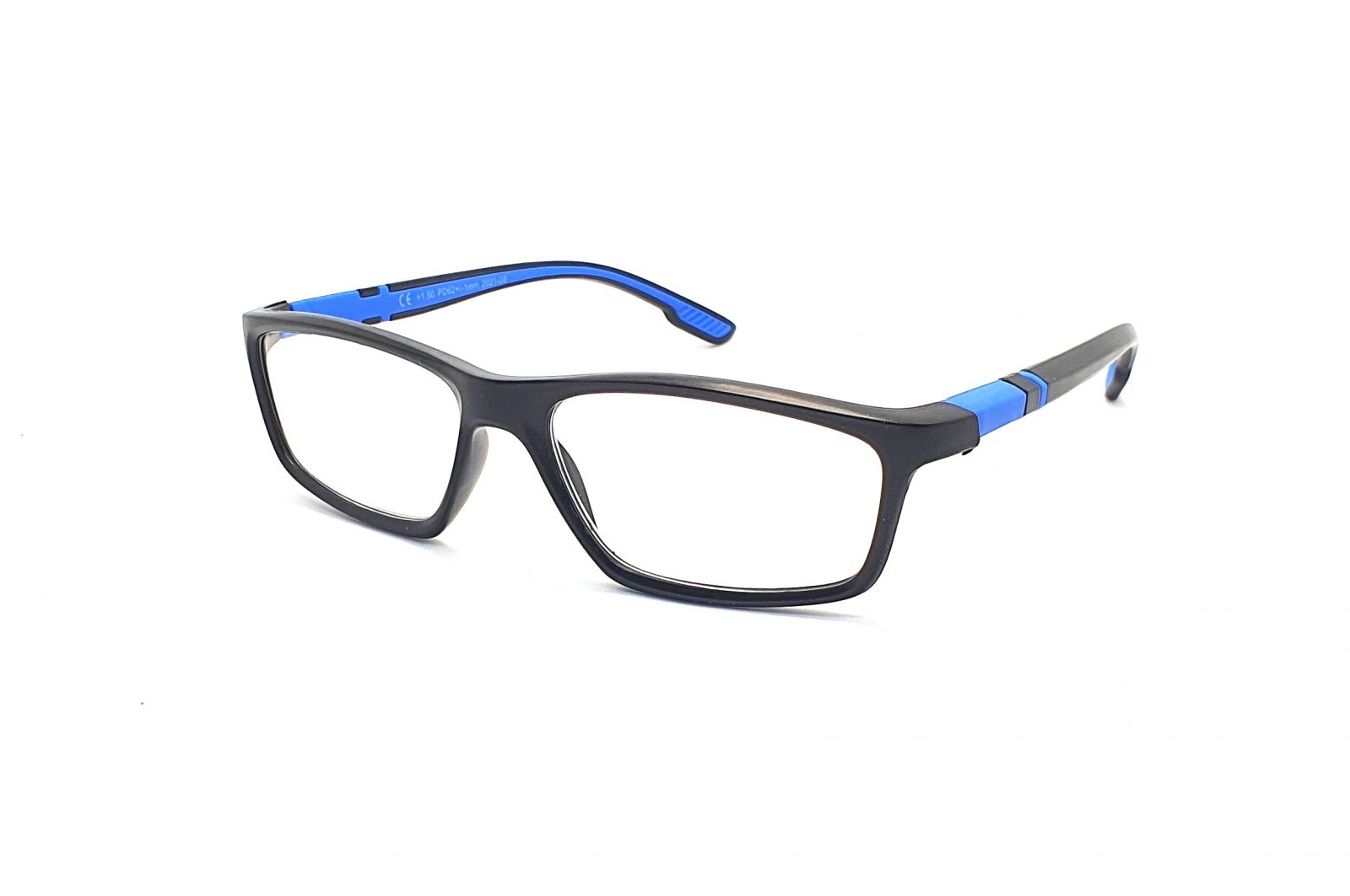 Dioptrické brýle R2075 / +1,50 black-blue
