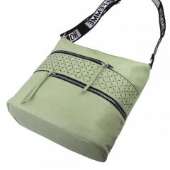 Dámská crossbody kabelka XH5064 pistáciově zelená ROSY BAG E-batoh