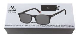 Dioptrické brýle BOX73S BLACK+1,00 ZATMAVENÉ ČOČKY