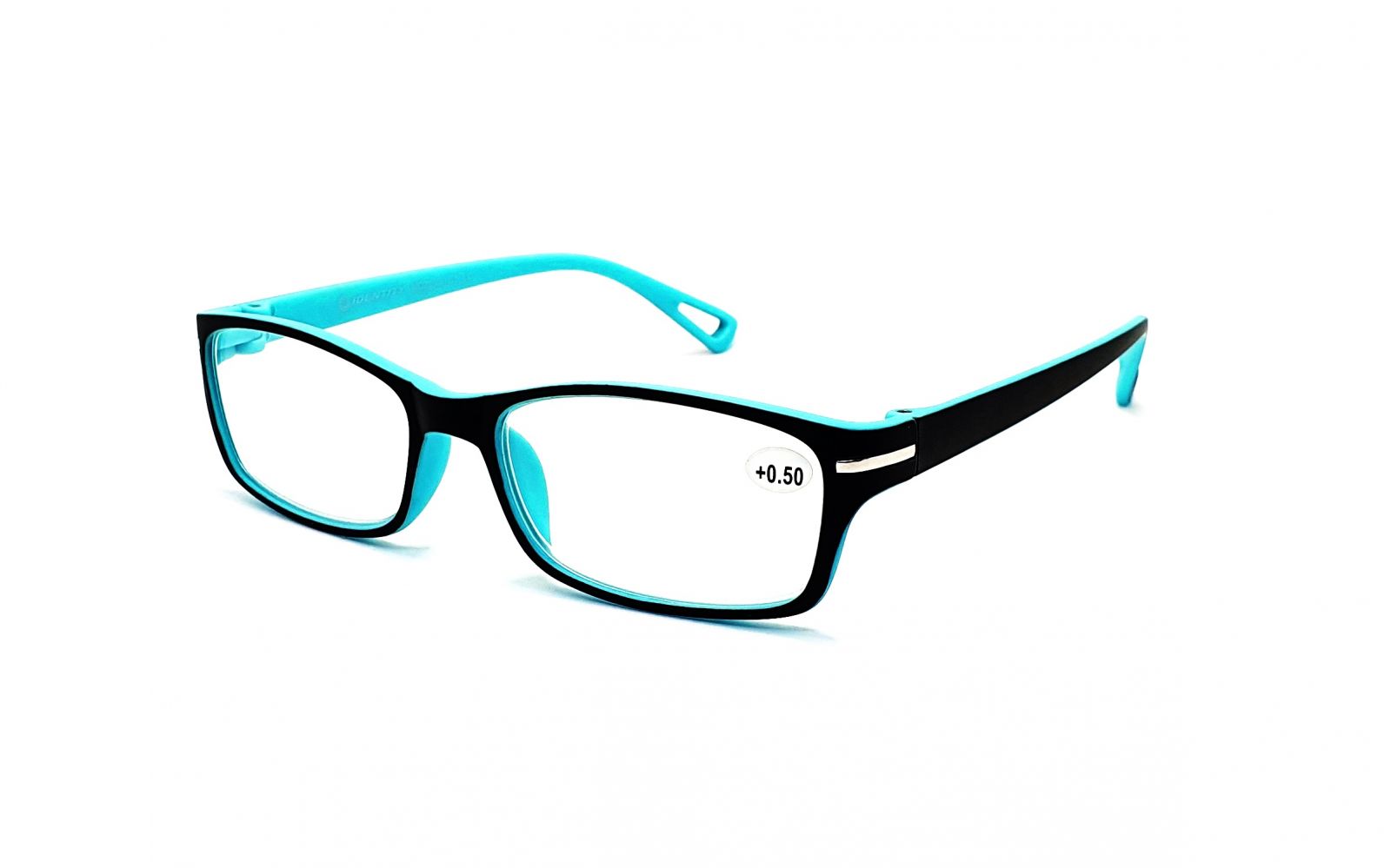 IDENTITY Dioptrické brýle MC2160 +4,00 black/tyrkys