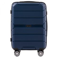 Cestovní kufr WINGS SPARROW PP05 POLIPROPYLEN BLUE S E-batoh