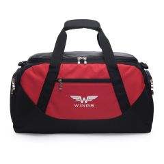 Cestovní taška WINGS TB1007 M černá/červená střední