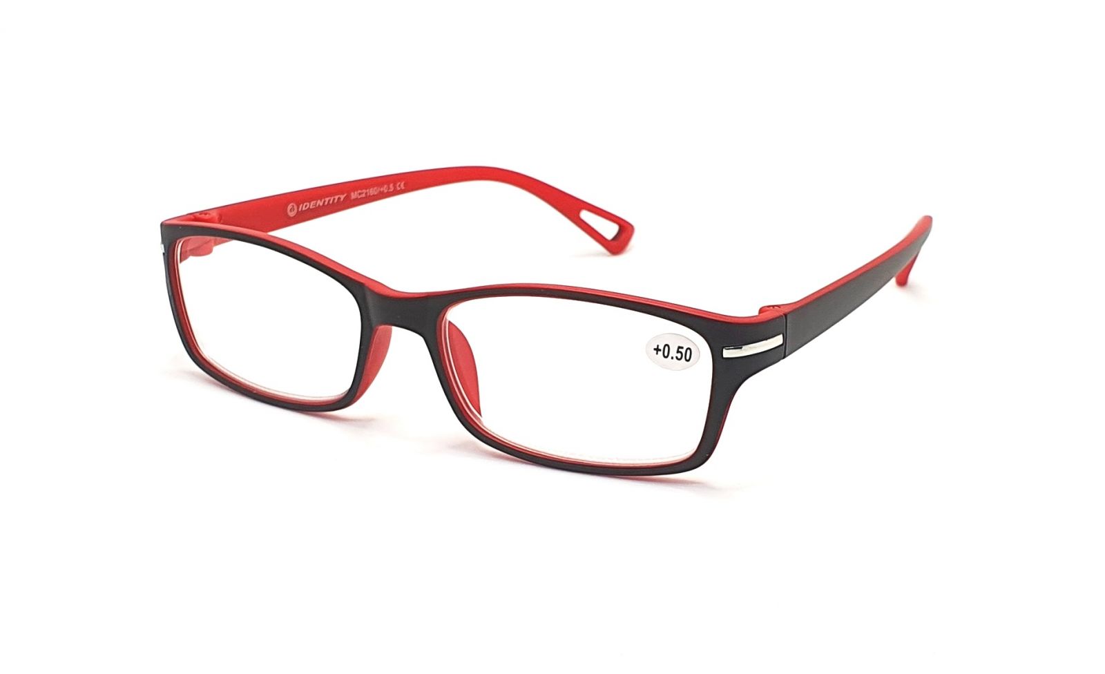 IDENTITY Dioptrické brýle MC2160 +4,00 black/red