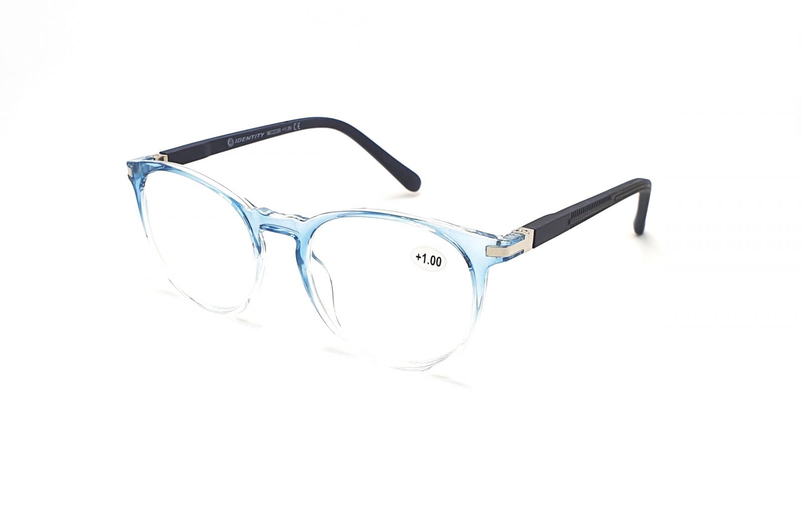 IDENTITY Dioptrické brýle MC2230 +2,50 blue/black flex