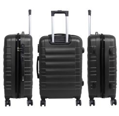 Cestovní kufry ABS sada DUBAI L,M,S ANTHRACITE MONOPOL E-batoh