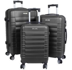 Cestovní kufry ABS sada DUBAI L,M,S ANTHRACITE