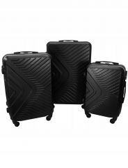 Cestovní kufry sada RGL X-1 ABS black L,M,S