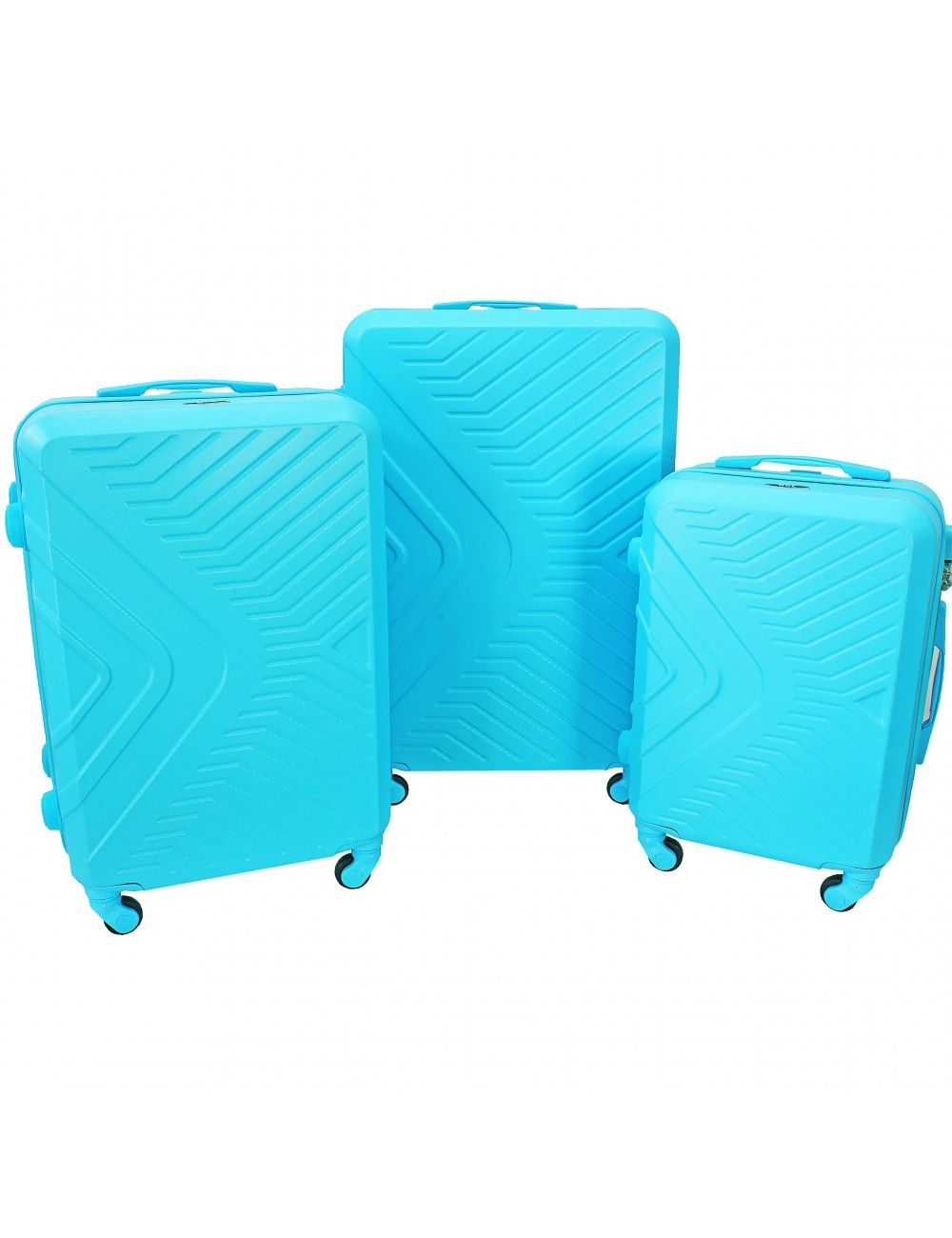 Cestovní kufry sada RGL X-1 ABS light blue L,M,S