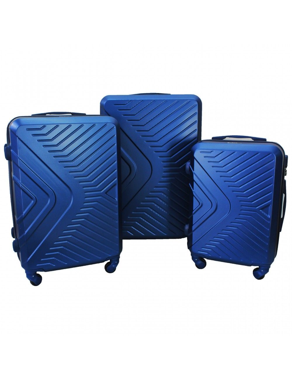 Cestovní kufry sada RGL X-1 ABS blue L,M,S