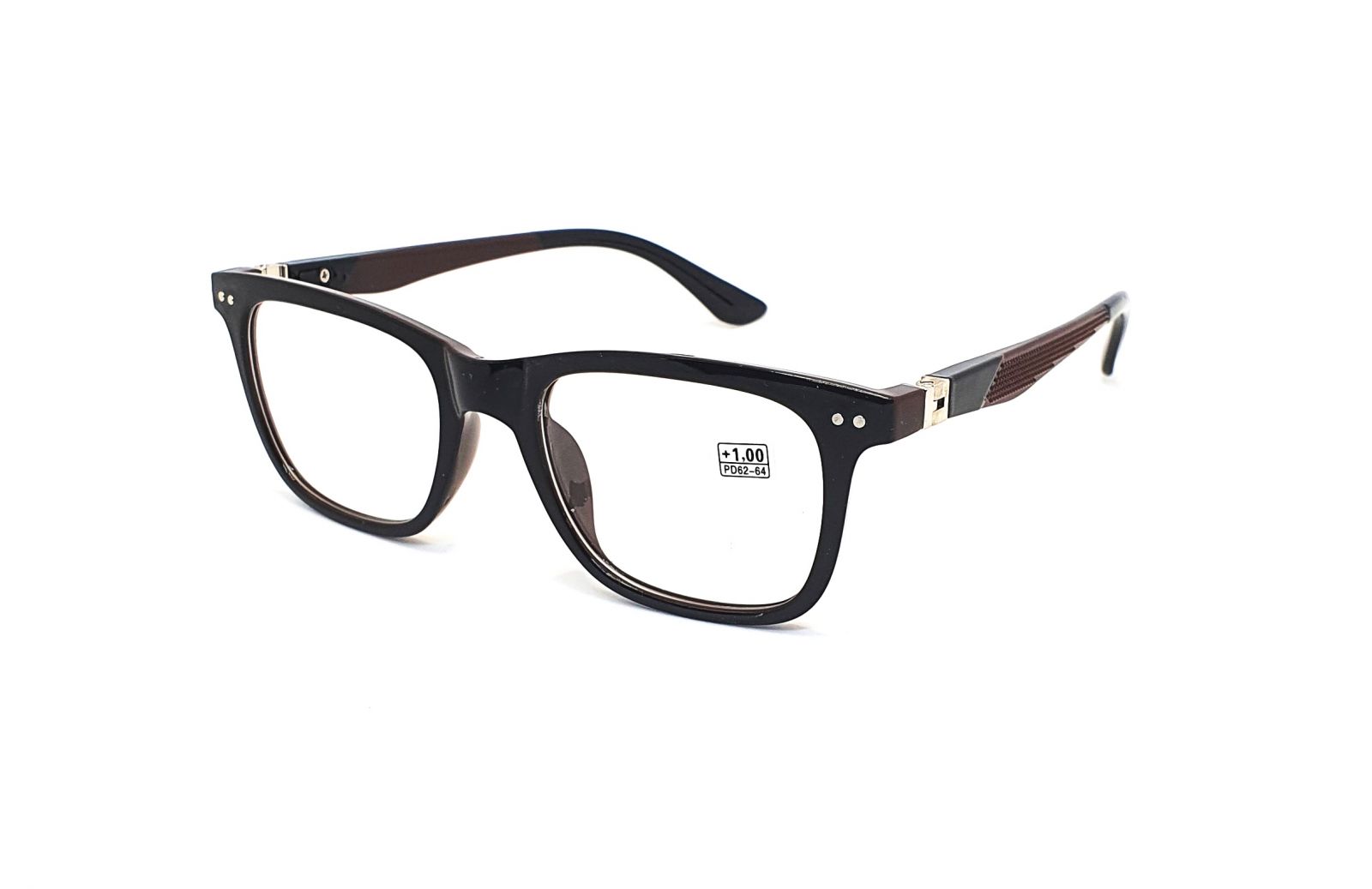 Dioptrické brýle CH8805 +1,50 black/brown flex