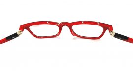 Dioptrické brýle CH8805 +2,50 black/red flex E-batoh