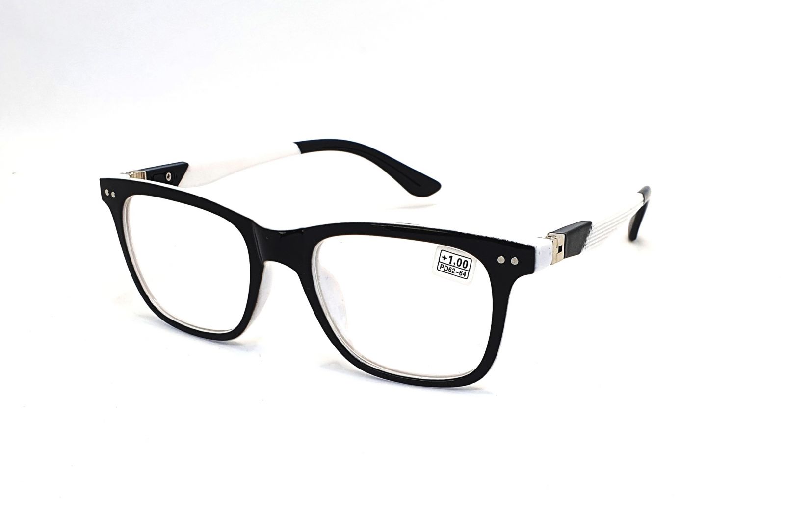 Dioptrické brýle CH8805 +2,50 black/white flex