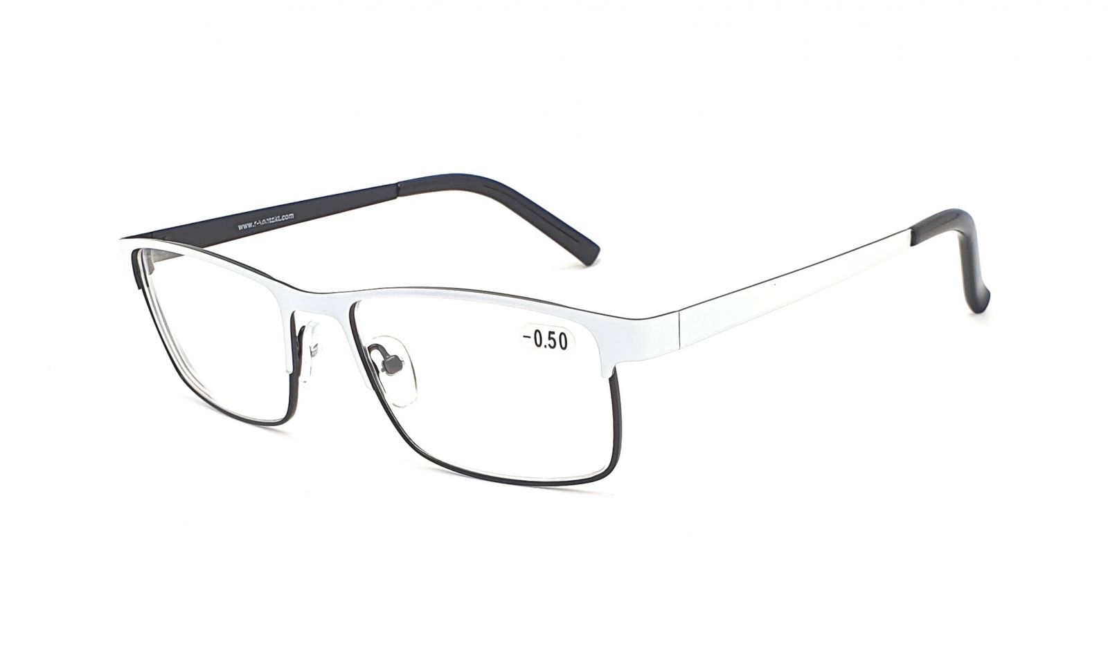 Dioptrické brýle V3046 / -3,50 white/black