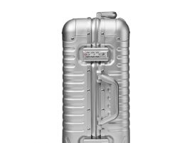 Hliníkový skořepinový kufr malý S stříbrný TOPMOVE E-batoh