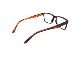 Dioptrické brýle V3050 / +2,50 black/brown flex + polarizační klip E-batoh