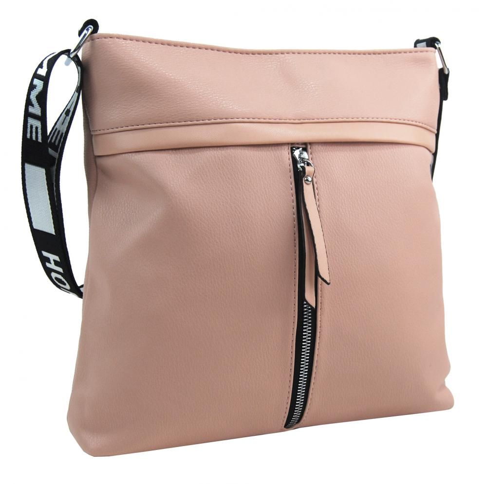 Dámská crossbody kabelka NH8164 růžová ROSY BAG E-batoh