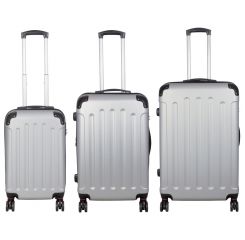 Cestovní kufry sada AVALON II L,M,S SILVER
