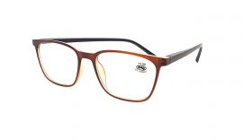 Dioptrické brýle P8006 +1,50 brown / black flex E-batoh