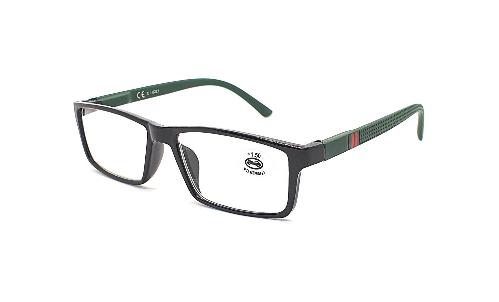 Dioptrické brýle SV2119 +1,00 black / green flex