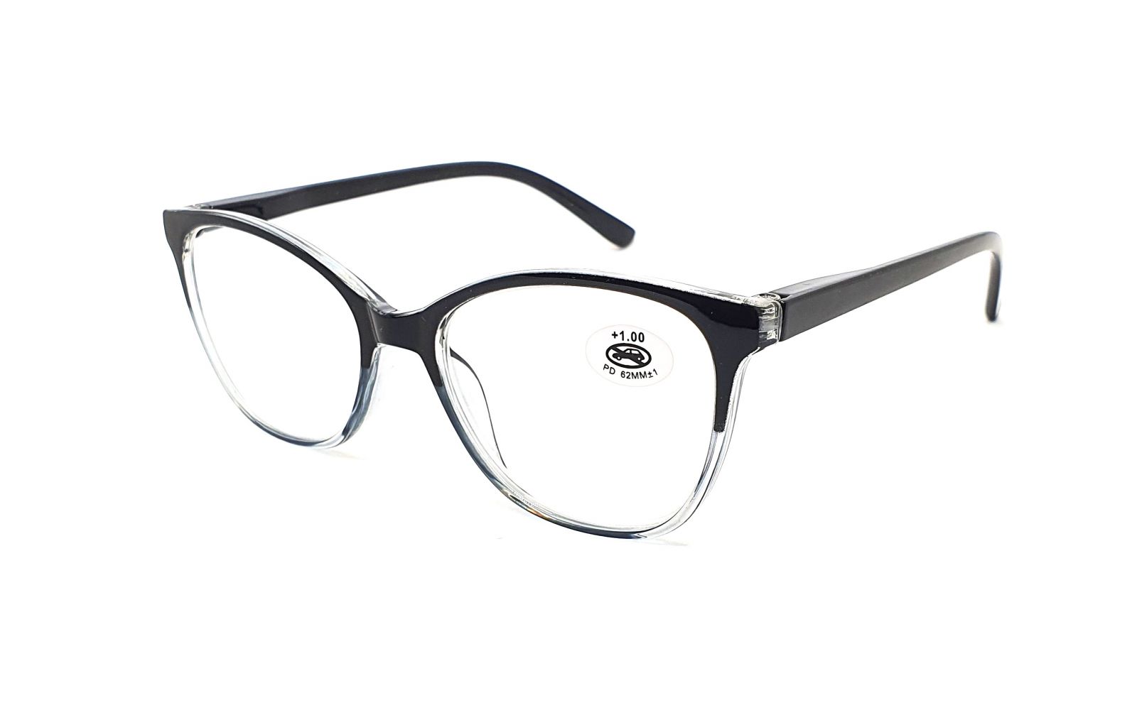 Dioptrické brýle P8030 +2,50 black flex