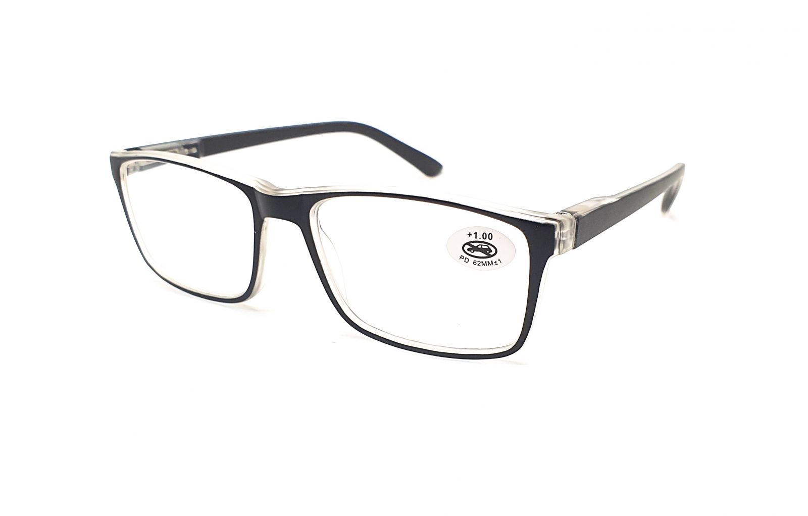 Dioptrické brýle P8022 +1,00 black flex