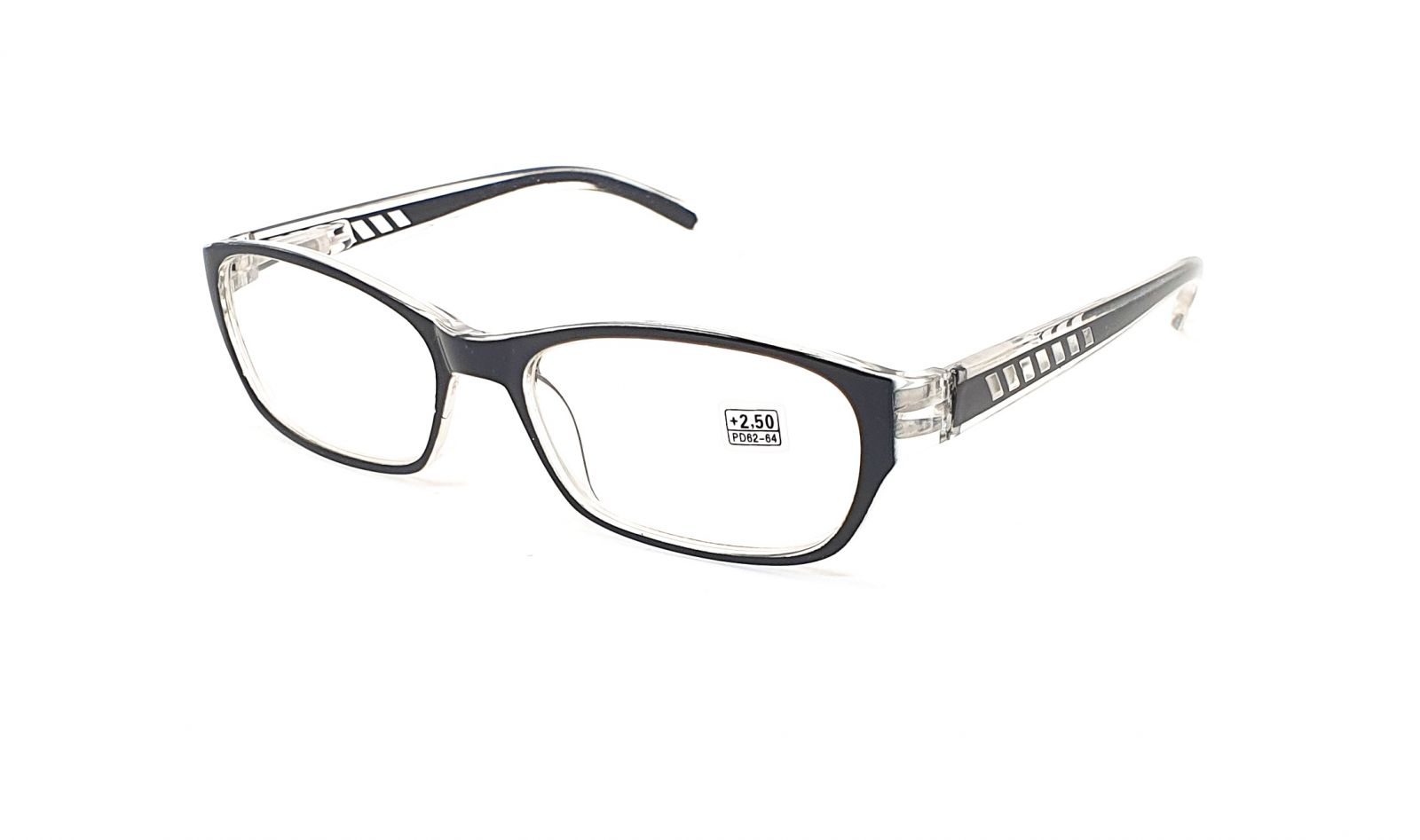 Dioptrické brýle 8078 +1,00 black flex