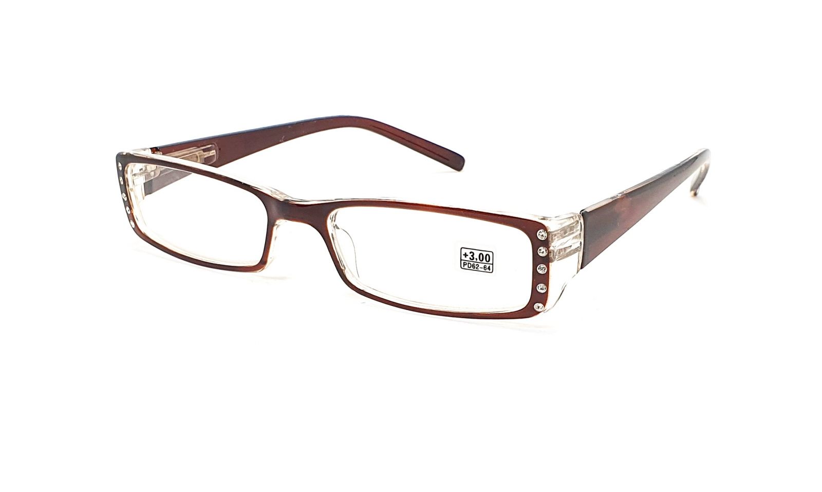 Dioptrické brýle 1169 +2,50 brown flex