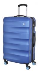 Cestovní kufr Dielle Wave 4W L modrý