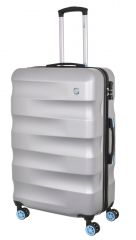 Cestovní kufr Dielle Wave 4W L stříbrný