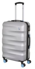 Cestovní kufr Dielle Wave 4W M stříbrný