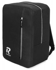 Příruční zavazadlo - batoh pro RYANAIR REV1 40x25x20 BLACK-SILVER Reverse E-batoh