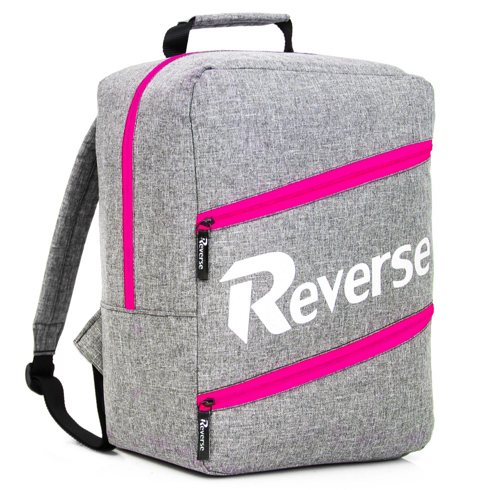 Reverse Příruční zavazadlo - batoh pro RYANAIR R3 40x25x20 GREY-PINK
