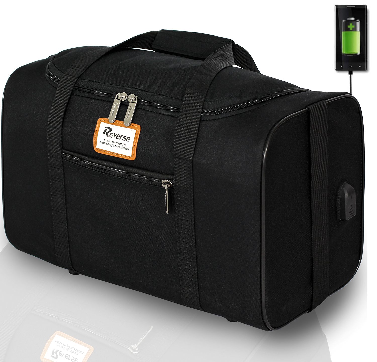 Reverse Příruční zavazadlo pro RYANAIR 1003 40x25x20 BLACK