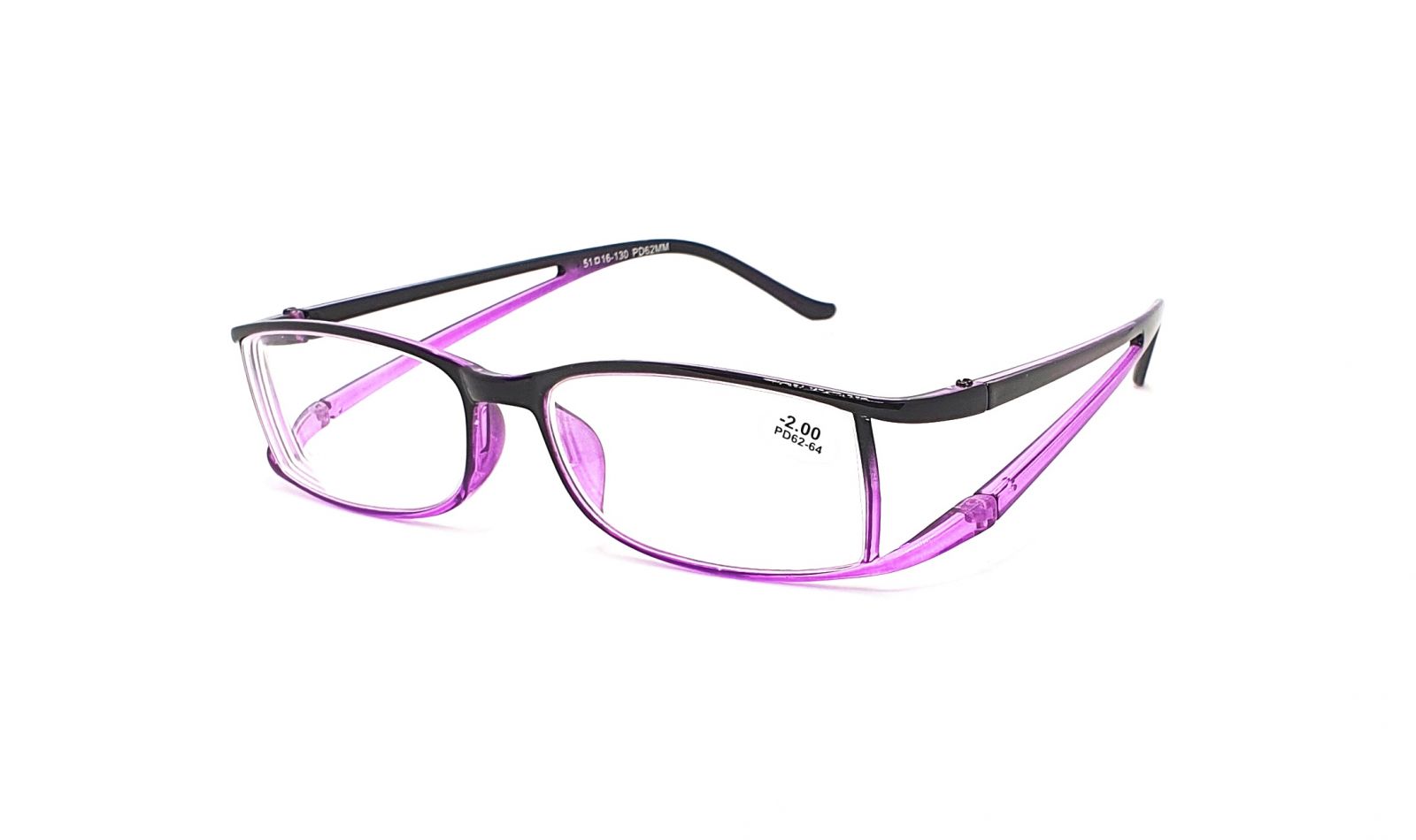 Dioptrické brýle M2200 / -2,00 black/violet